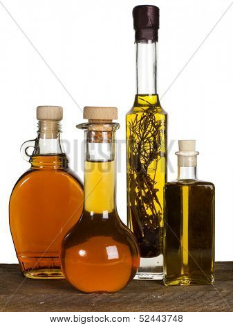four different kind of oil