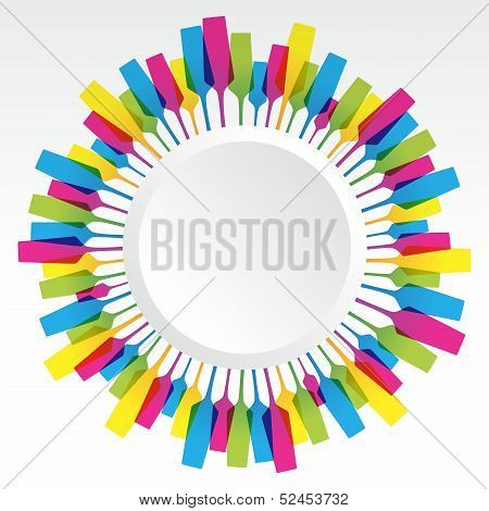 Creative Coloured Mix Champaign Glass