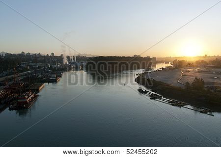 Sunrise On The Fraser River