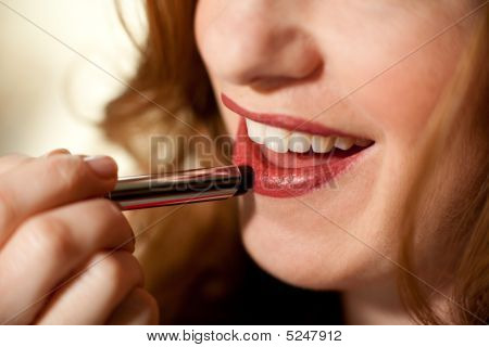 Rossetto applicazione Close-up