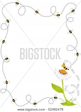 Bee Border Frame