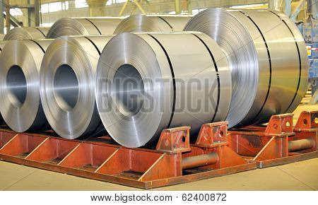 Rolls Of Steel Sheet