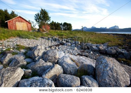 Paesaggio rurale di Norvegia