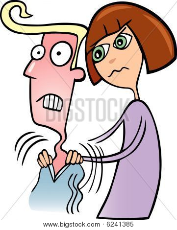 对她的男友做按摩的女孩