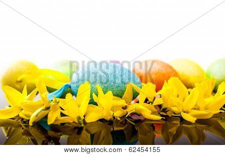 Easter Egg And Laburnum