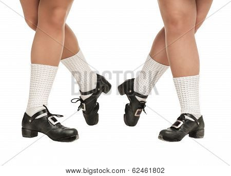 Legs In Hard Shoes For Irish Dancing