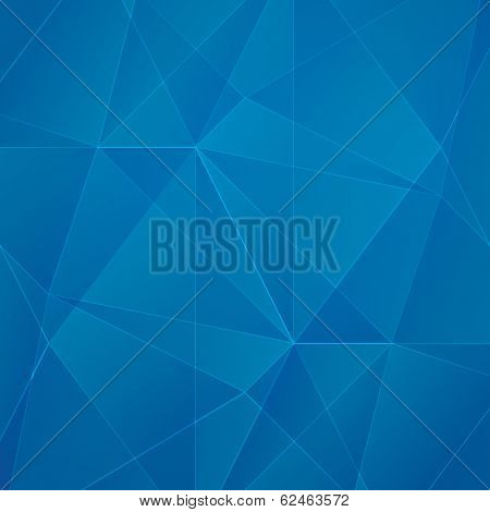 Abstract blue geometric business vector background
