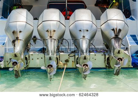 Speed Boat's Engines.