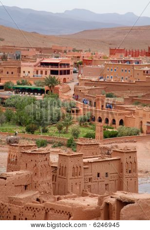 Vista dalla Kasbah Ait Benhaddou