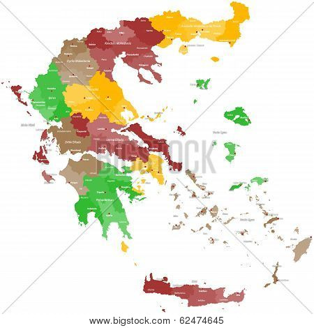 Map of Greece