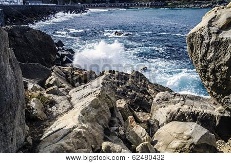 Rocks In The Ocean