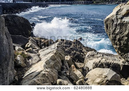 Rocks In The Ocean