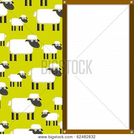 Vector Group Of Different Farm Animals With Color Background