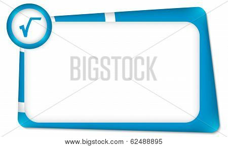 Vector Frame For Any Text With Radix Sign