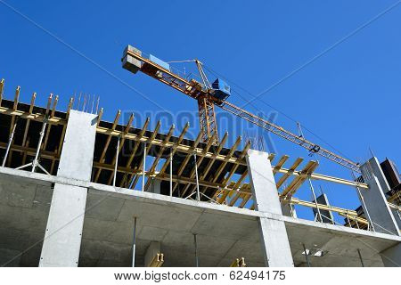 Construction Site With Crane