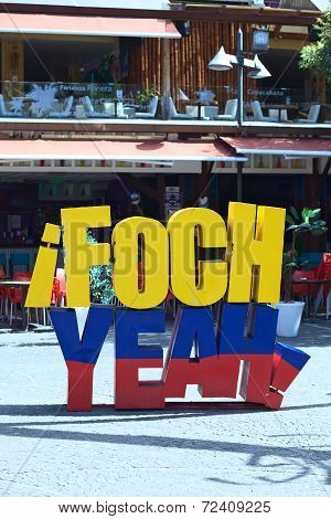 Plaza Foch in Quito, Ecuador