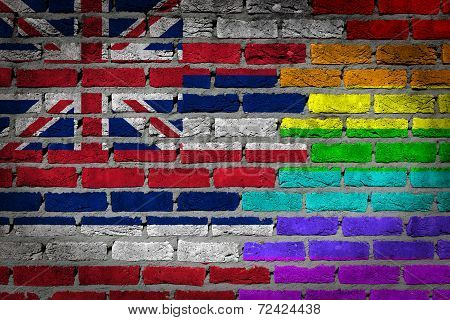 Dark Brick Wall - Lgbt Rights - Hawaii