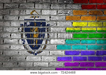 Dark Brick Wall - Lgbt Rights - Massachusetts