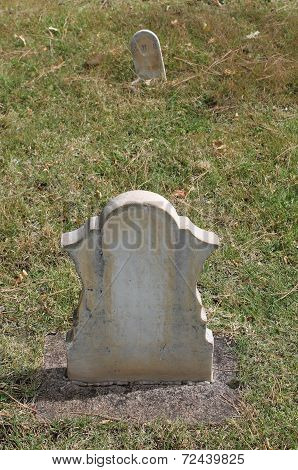 Headstone and Footstone
