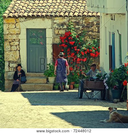Medieval Village Idanha-a-velha, Portugal.