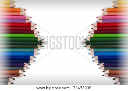 Colorful Pencil Frame