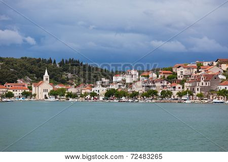 Zaton, Croatia View From The Sea