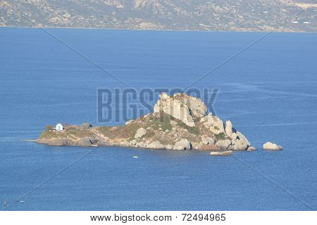 Island Kastri In Greece