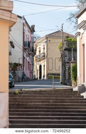 Staircase And Small Road