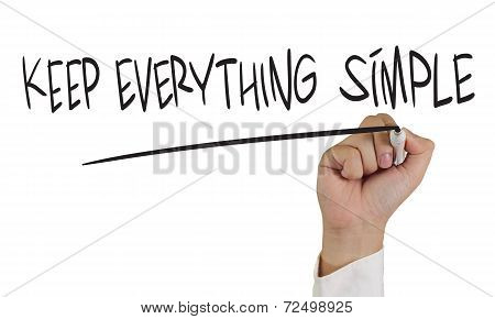 Keep Everything Simple