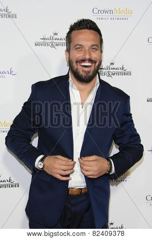 LOS ANGELES - JAN 8: Fabio Viviani at the TCA Winter 2015 Event For Hallmark Channel and Hallmark Movies & Mysteries at Tournament House on January 8, 2015 in Pasadena, CA