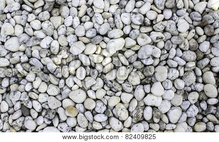 Cobbled area