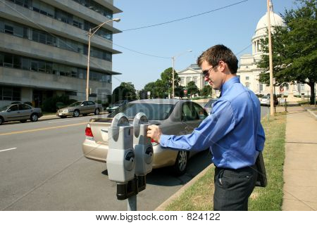 Feeding Parking Meter