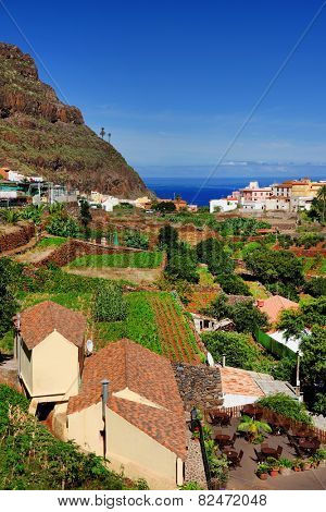 Agulo Village in La Gomera, Spain, Europe