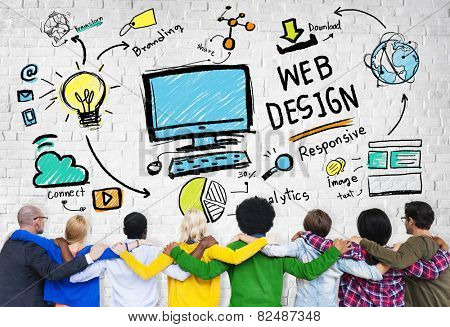 Content Creativity Digital Graphic Layout Web Design Web Page Concept