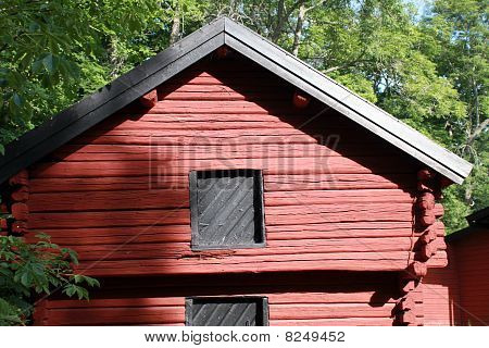 old wooden house