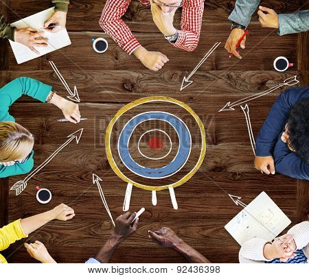 Goal Target Success Aspiration Aim Inspiration Concept