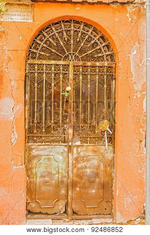 Pope Joan Shrine In Rome, Italy.