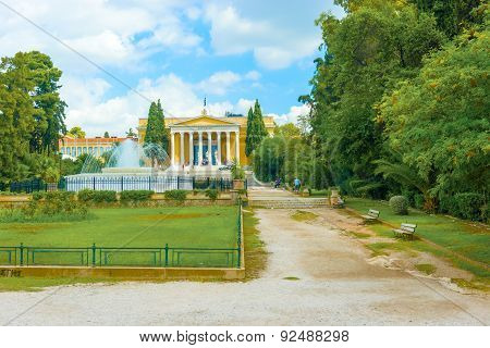 Zappeion Megaron Neoclassical Building In Athens Greece