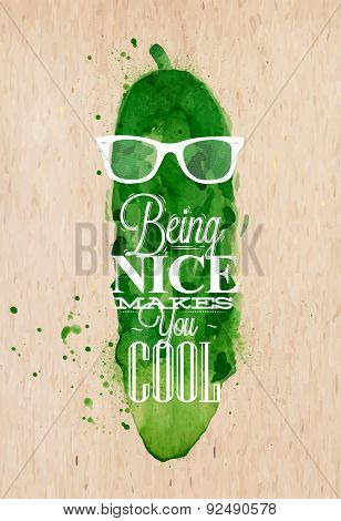 Poster Mr Cucumber