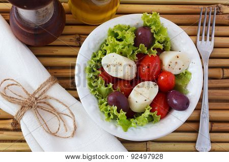Fresh Salad Of Heart Of Palm (palmito)