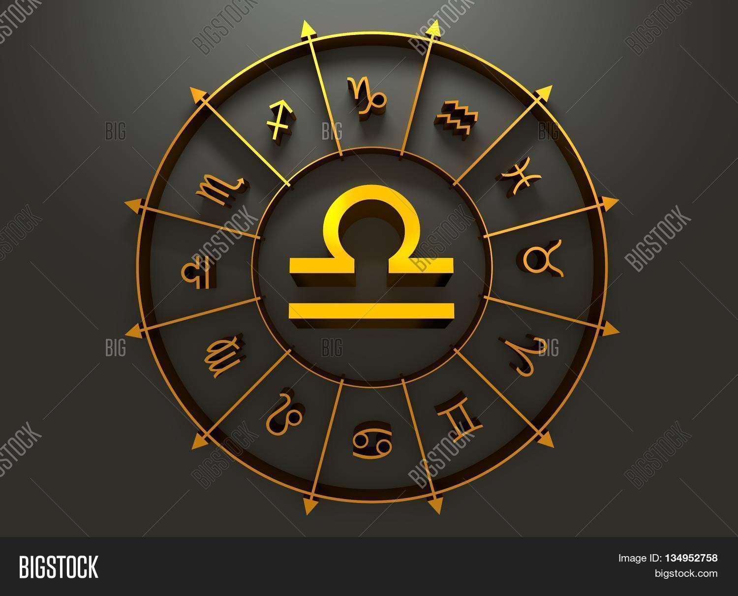 Scales Astrology Sign Image & Photo (Free Trial) Bigstock