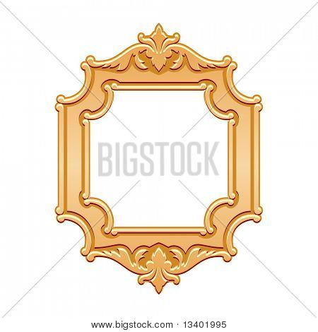 Marco de oro vector