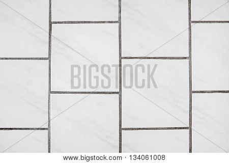 Tiles floor background texture material - white with joint