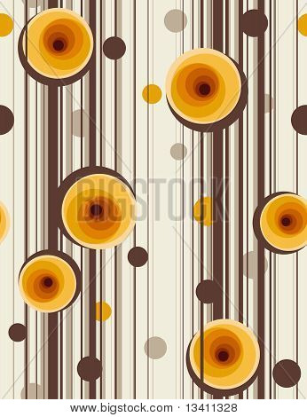 Sans soudure fond floral. Illustration vectorielle.