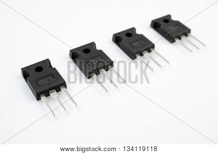 Transistors Stripe Isolated
