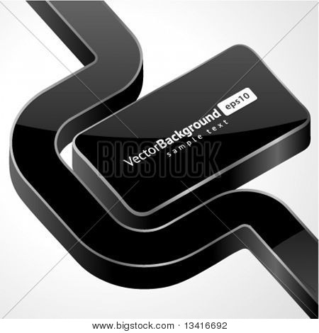 Abstrakt 3d figur vektor baggrund