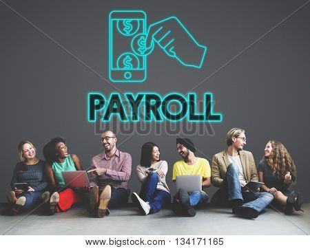 Payroll Salary Payment Accounting Money Concept