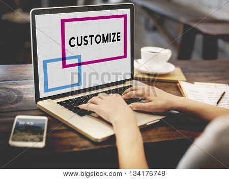 Customize Modify Ideas Adjust Creativity Customization Concept