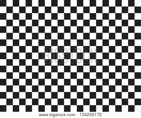 Checked flag pattern for racing sport background vector illustration.