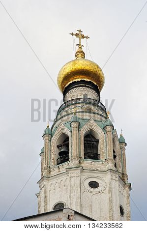 Temple On Cathedral Hill In The City Of Vologda, Russia